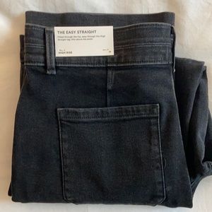 Ann Taylor wide leg black jeans
